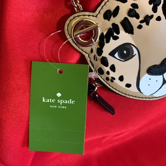 Kate Spade NWT Leopard Coin Purse - Picture 3 of 7